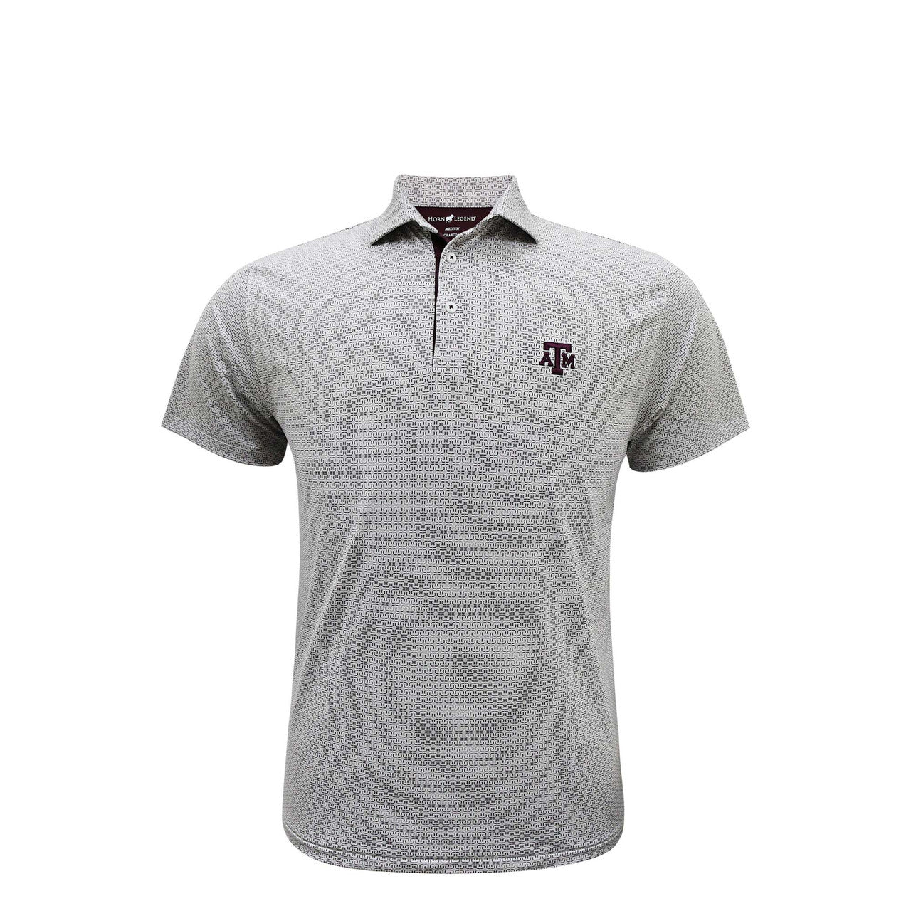 Texas A&M Aztec Polo by Horn Legend