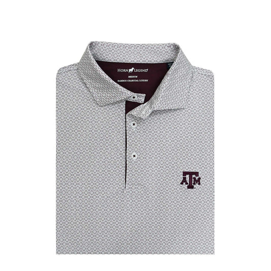 Texas A&M Aztec Polo by Horn Legend