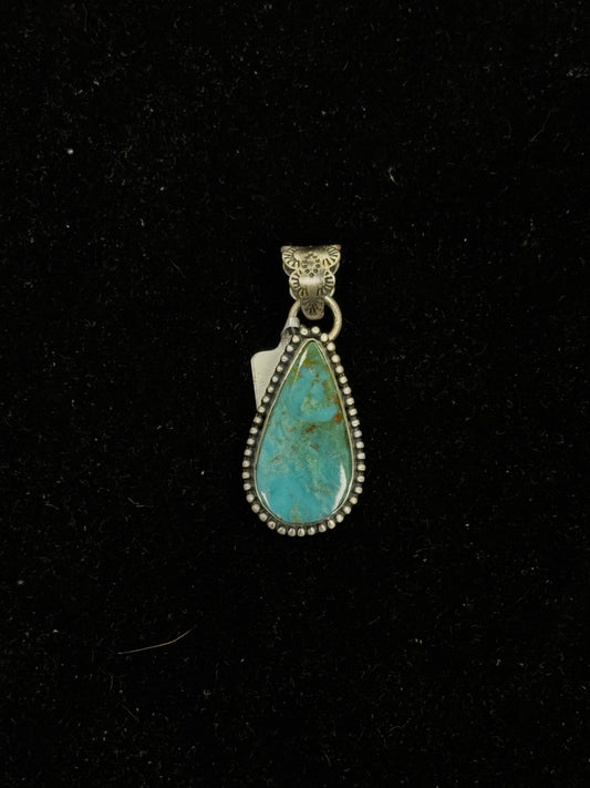 Teardrop Turquoise Pendant