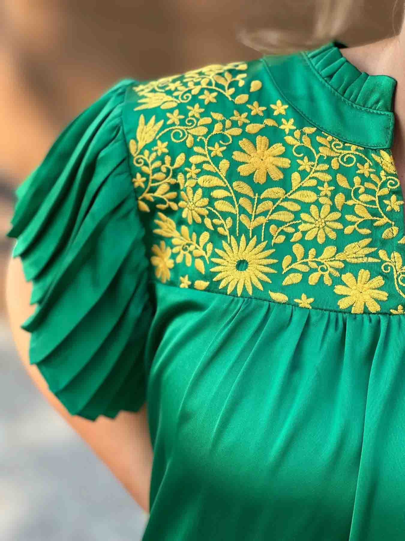 Baylor Embroidered Top by Washco Apparel