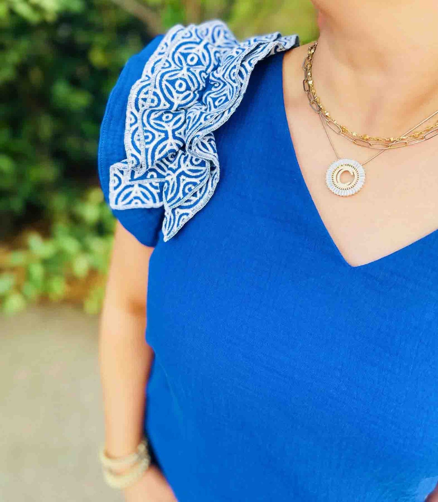 Faith Royal Blue Top