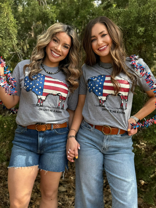 Lauren's Patriotic Buffalo Tee