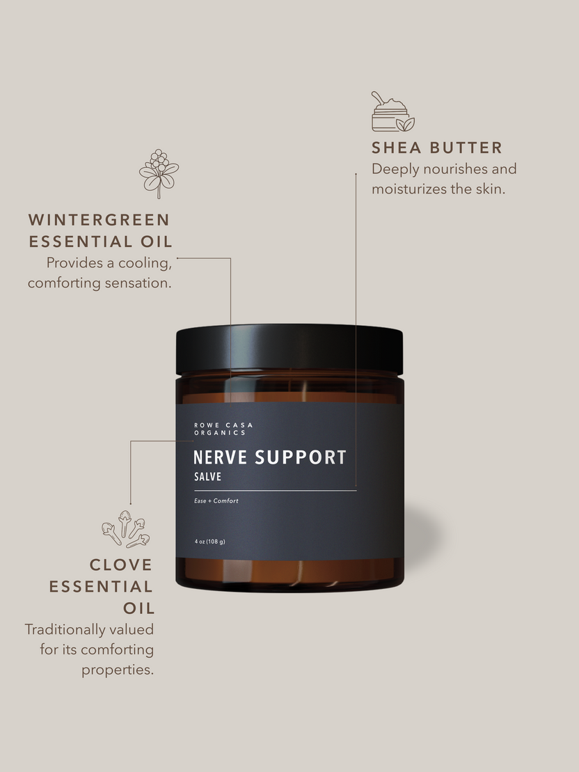 Nerve Support Salve | 4 Oz by Rowe Casa