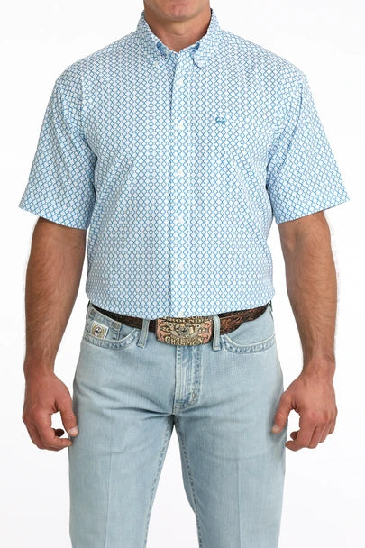 Cinch SSL Print ArenaFlex Shirt in Blue