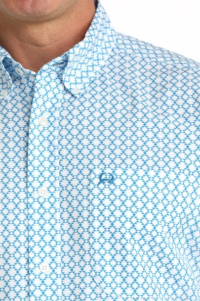 Cinch SSL Print ArenaFlex Shirt in Blue