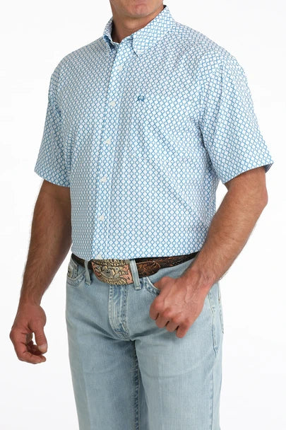 Cinch SSL Print ArenaFlex Shirt in Blue