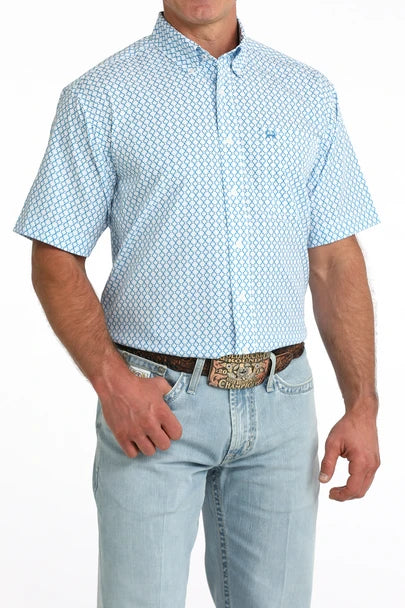 Cinch SSL Print ArenaFlex Shirt in Blue