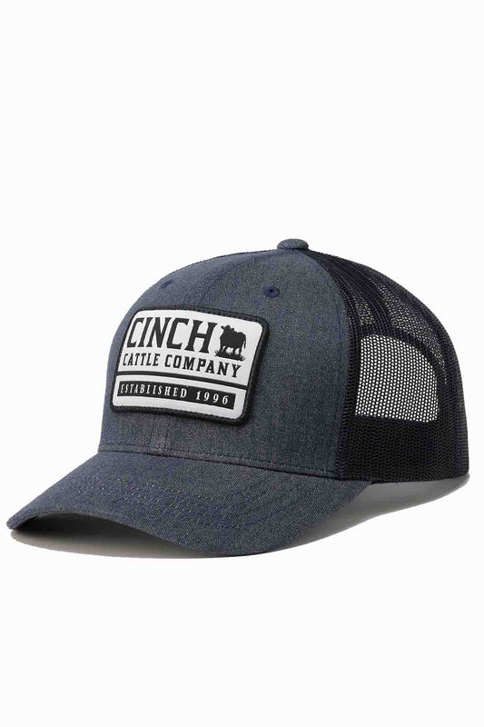 Cinch Men's Cattle Company Trucker Snapback Navy Cap