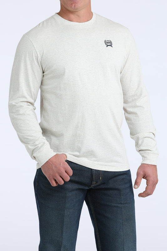 Long Sleeve Tee in Cream by Cinch