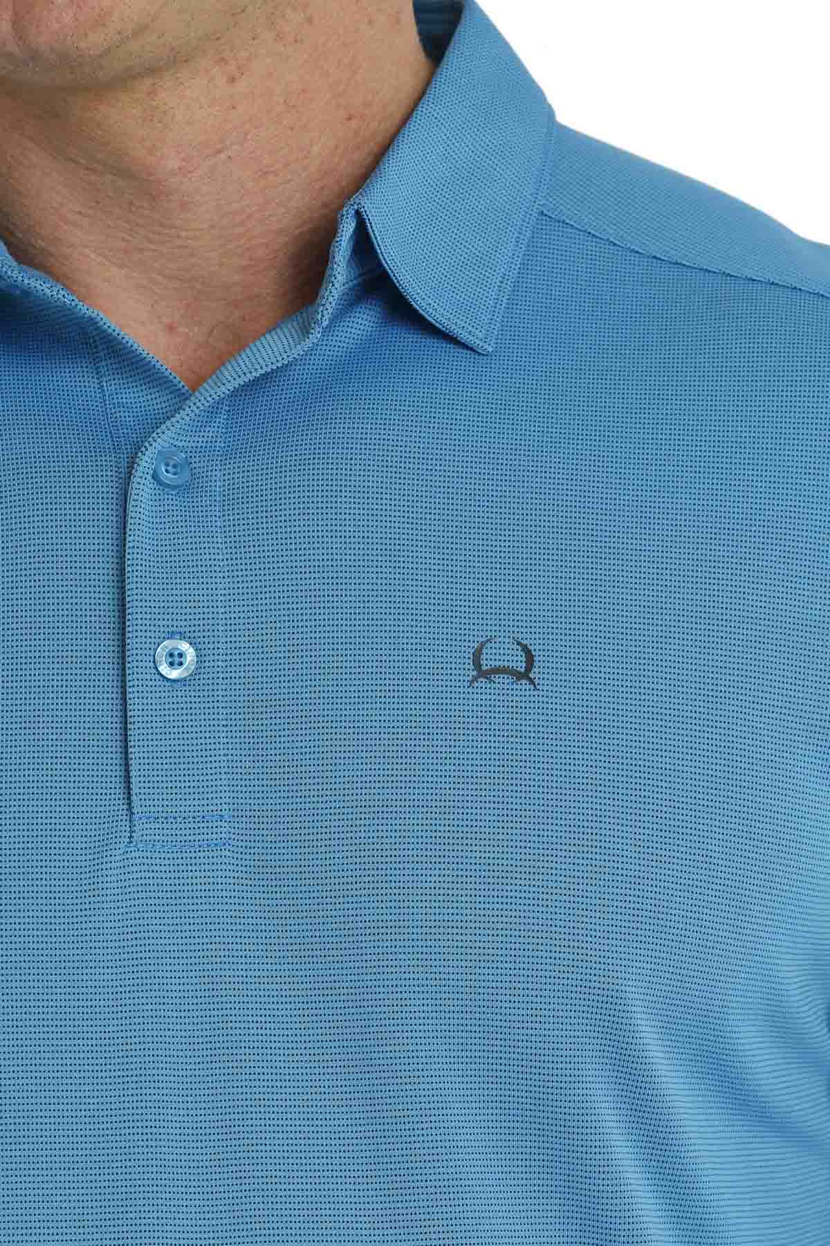 Arenaflex Short Sleeve Polo in Blue by Cinch