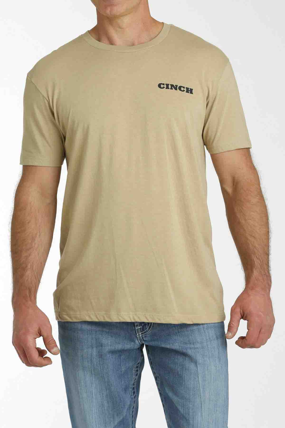 Watering Hole, Born and Grazed in the USA T-Shirt by Cinch