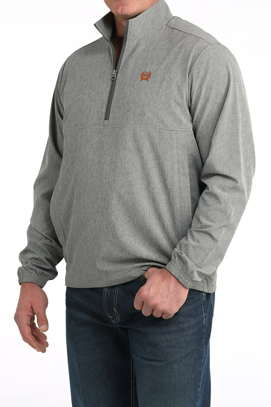 Mens Grey Windbreaker by Cinch