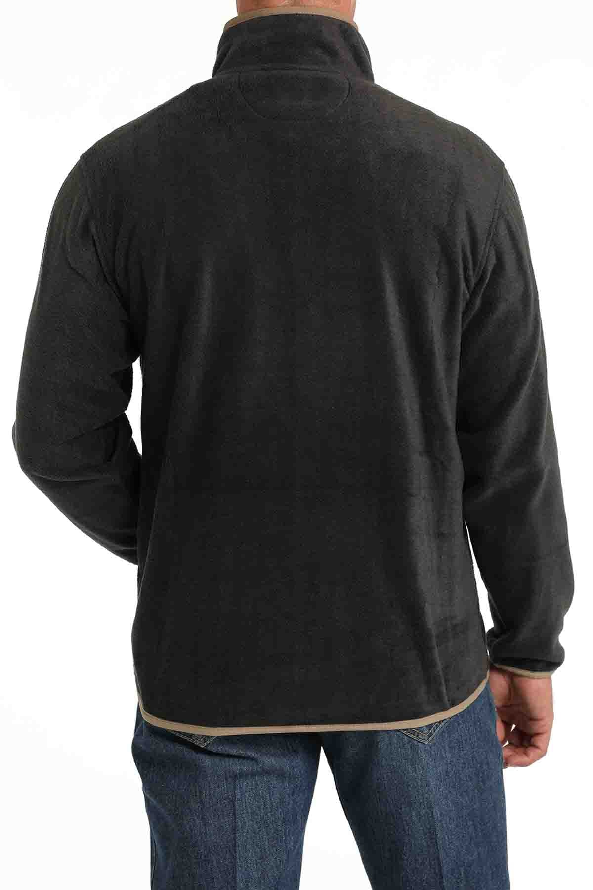 Mens Polar Fleece in Charcoal Aztec by Cinch