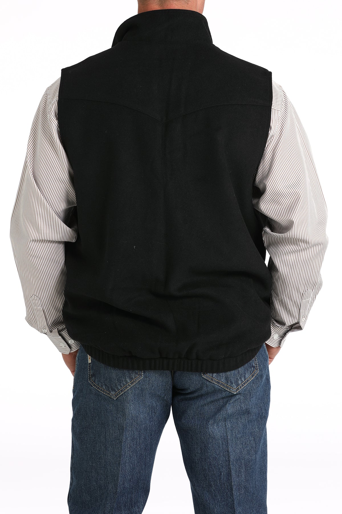 Mens Concealed Carry Black Vest by Cinch