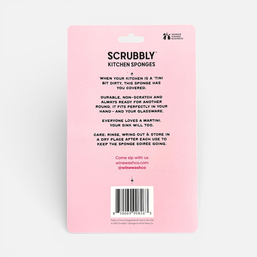 Scrubbly Martini Sponges