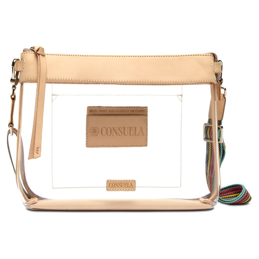 Clear Diego Downtown Crossbody by Consuela