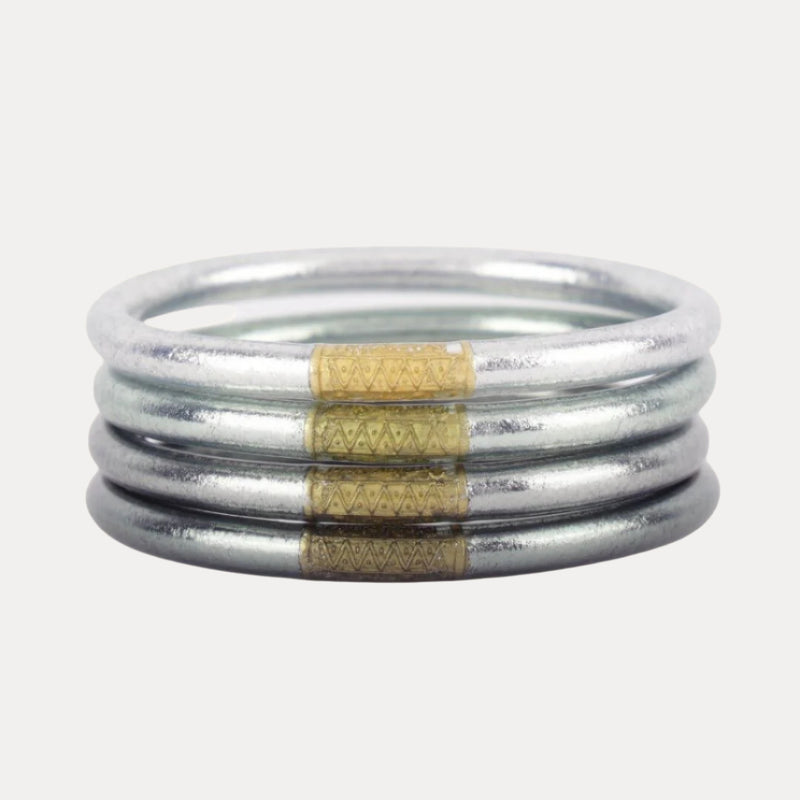 All Weather Bangles -Serentiy Prayer- by BuDhaGirl, Set of 4