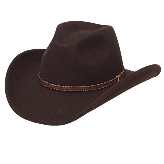 Mountaineer Crushable Hat in Brown by M&F Western