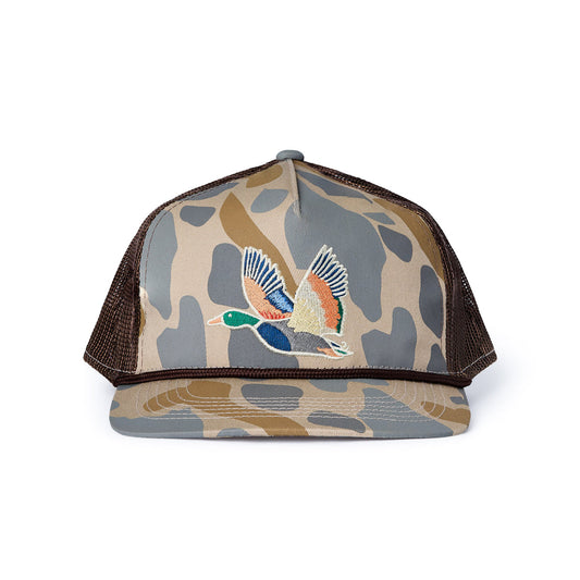 Retro Camo Duck Cap by Burlebo