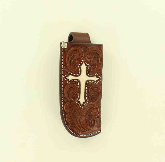 Nocona Leather Tan Knift Sheath
