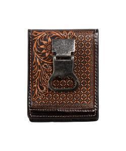 Nocona Mens Money Clip Style Wallet Brown by M&F Western