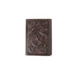 Nocona Trifold Scroll Cross MB