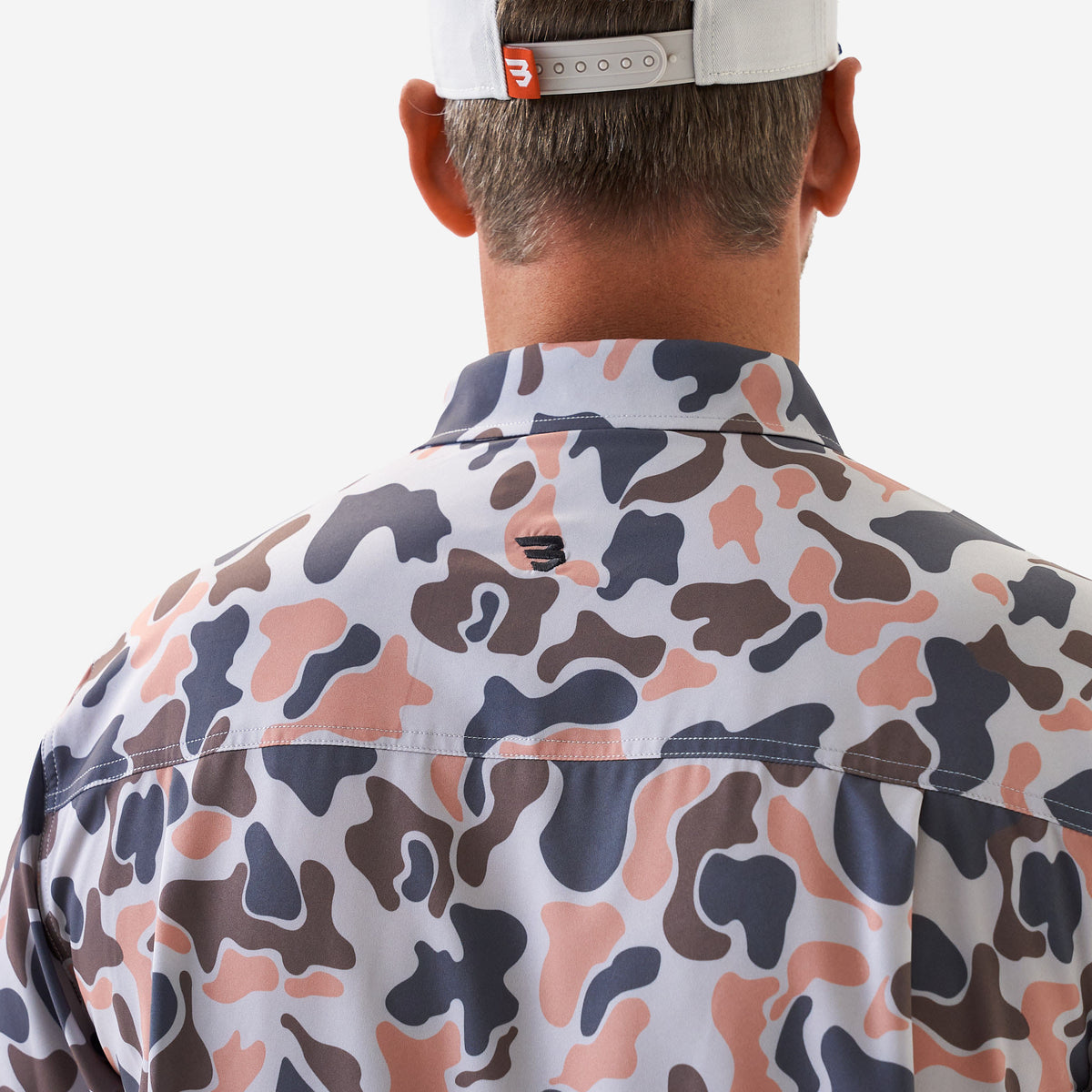 Vintage Camo Performance Button Up by Burlebo