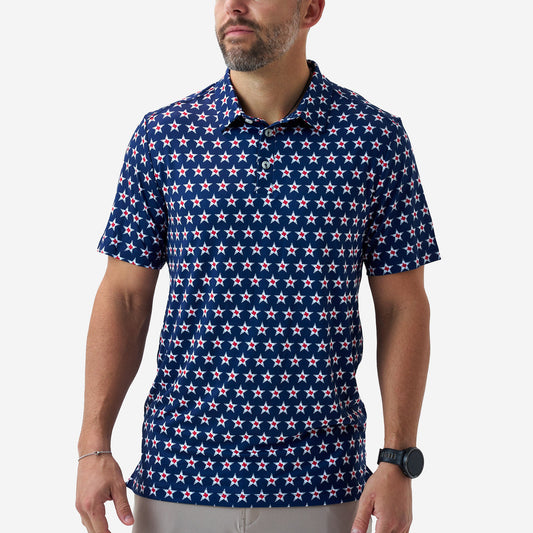 Texas Vintage Performance Polo by Burlebo