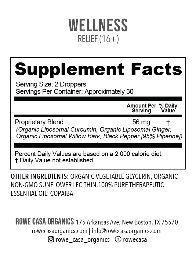 Relief by Rowe Casa Organics