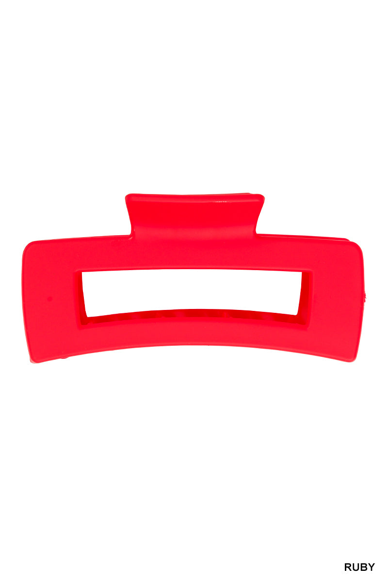 4 Inch Rectangle Hair Claw Clip