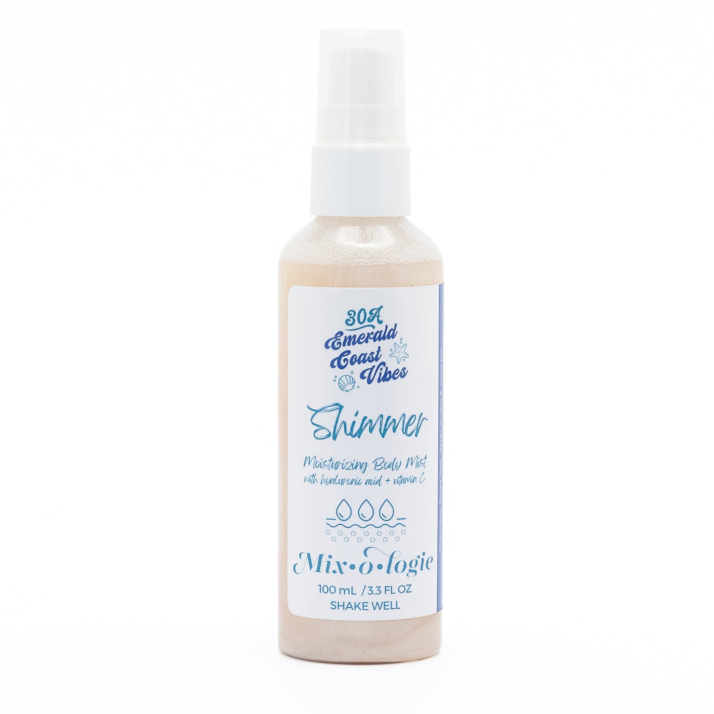 Shimmer Moisterizing Body Mist by Mixologie