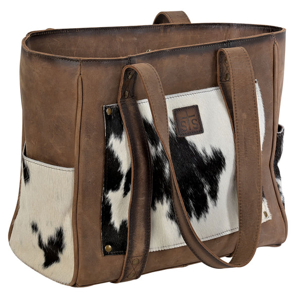 Cowhide Trinity Tote by STS Ranchwear