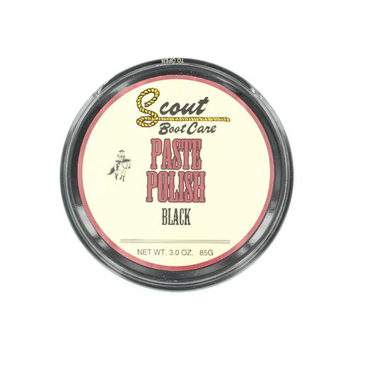 Scout Boot Polish Paste 3 oz Can for Shoes and Boots