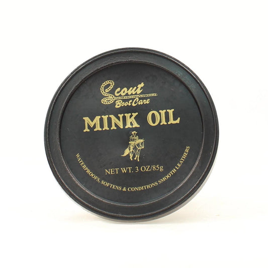 Scout Boot Care Mink Oil 3oz Tub