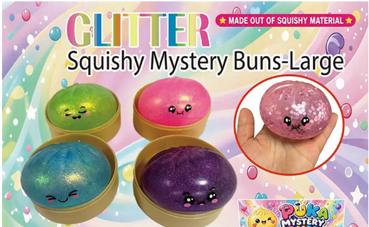 Glitter Squishy Mystery Dumplings Large Squishy Toy