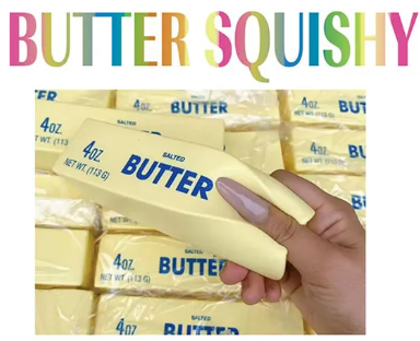 4oz Butter Squishy Toy