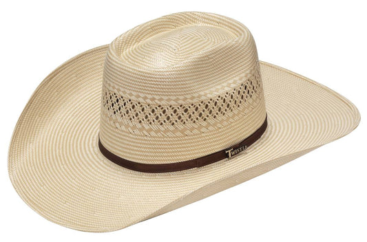 20X Shantung Straw Cowboy Hat in Ivory/Tan by Twister