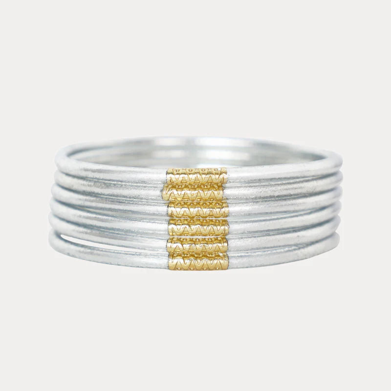 Lumine All Weather Bangles by BuDhaGirl, Set of 6