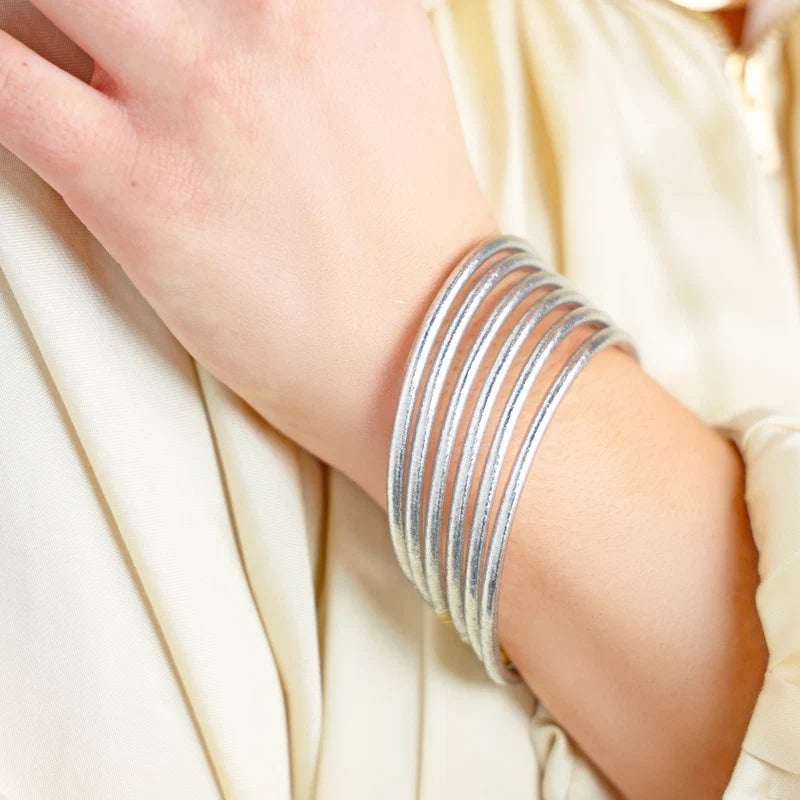 Lumine All Weather Bangles by BuDhaGirl, Set of 6