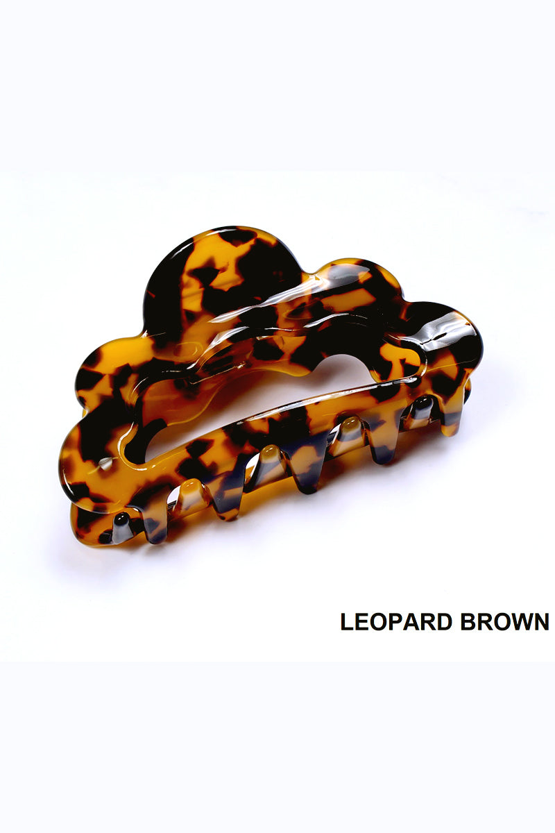 3.5 Inch Cloud Design Hair Claw Clip