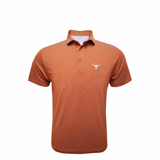 Texas Longhorns Quarter Stripe Performance Polo by Horn Legend