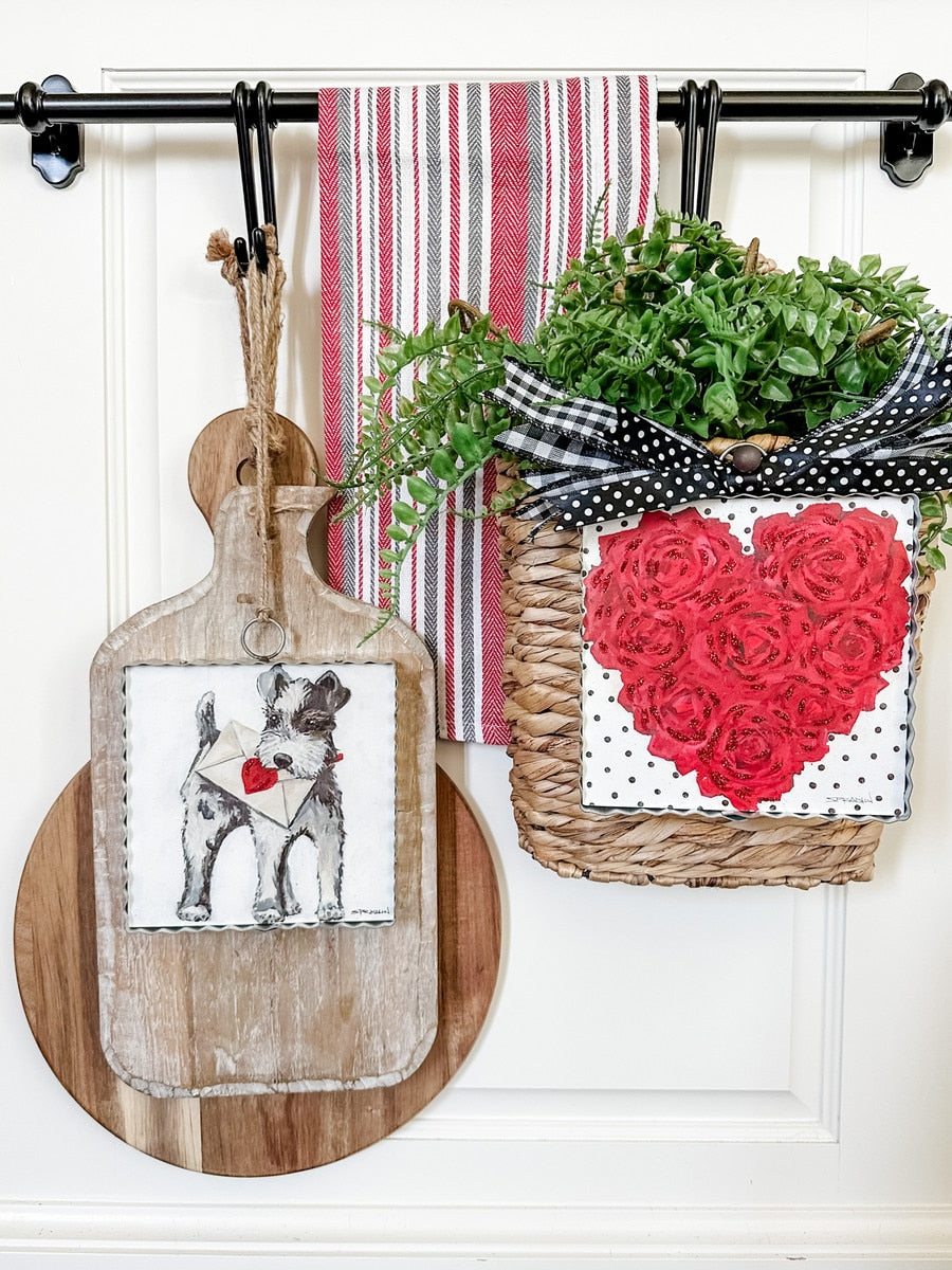 Mini Art Rose Heart by The Round Top Collection
