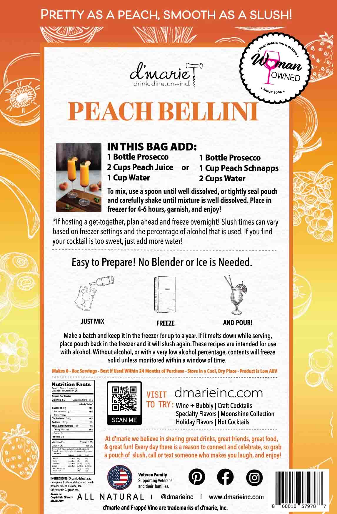 Craft Cocktail Slush Mix by d'marie