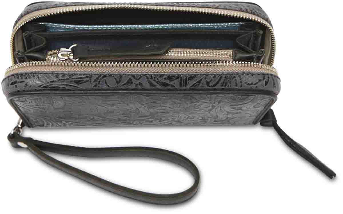 Steely Wristlet Wallet