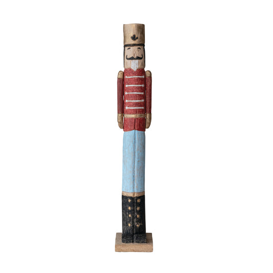 Handmade Mango Wood Nutcracker, Distressed Finish by Creative Co-Op