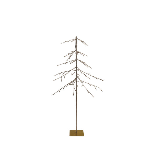 Pre-Lit Plastic Tree with Plug & 96 LED Lights by Creative Co-Op