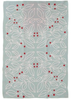 Recycled Microfibre Tea Towel with Holiday Pattern, 12 Styles by Creative Co-Op