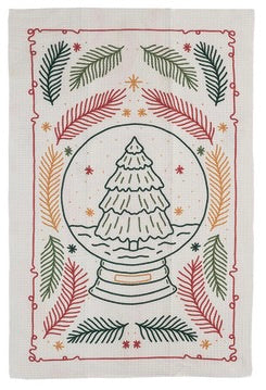 Recycled Microfibre Tea Towel with Holiday Pattern, 12 Styles by Creative Co-Op