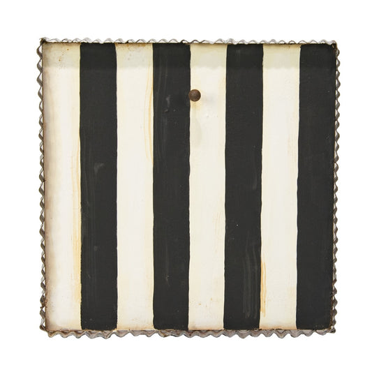 Black & White Striped Mini Gallery Display Board by The Round Top Collection