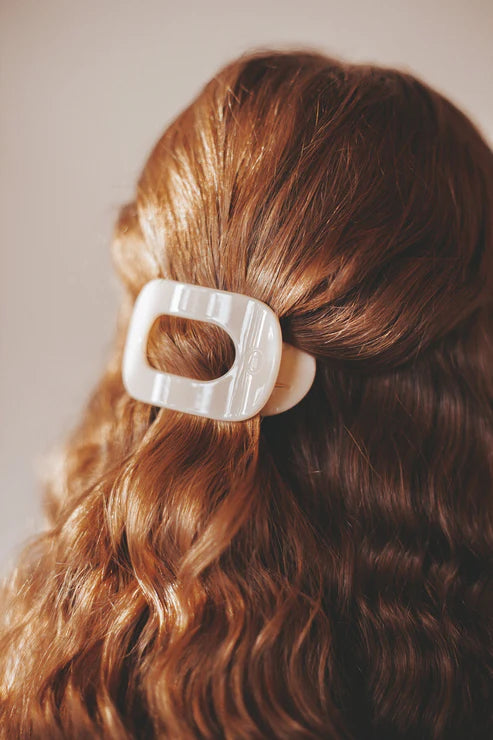 Small Flat Round Hair Clip by Teleties